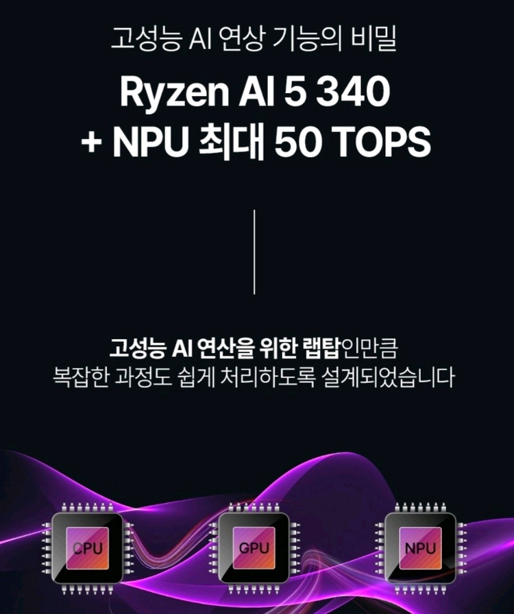 [미개봉][15인치] HP 옴니북 AI 최신 노트북 이미지