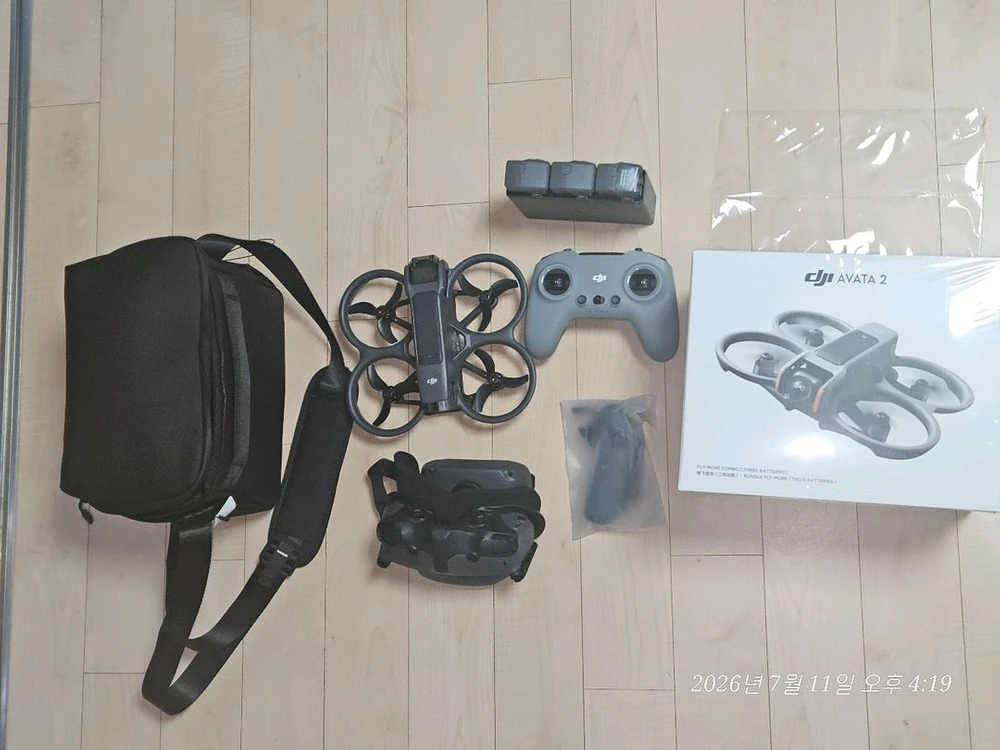 DJI 아바타2 플라이모어 조종기3 케어 28년4월까지 이미지