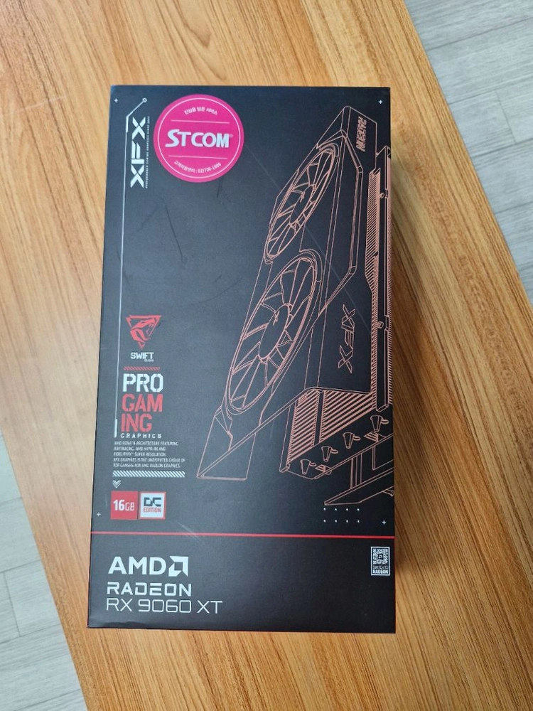 라데온 RX xfx 9060xt SWIFT DUAL OC 16gb (미개봉) - 안심되는 중고거래