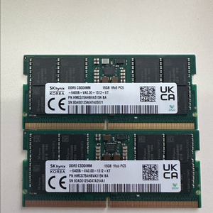 SK하이닉스 DDR5 16GB SODIMM 6400 메모리 2개 이미지