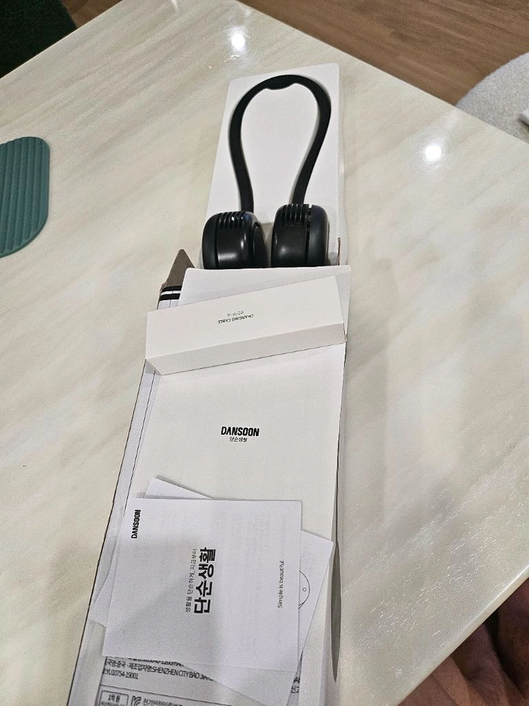 LG트윈스 단순생활 넥밴드 선풍기 에어 이미지