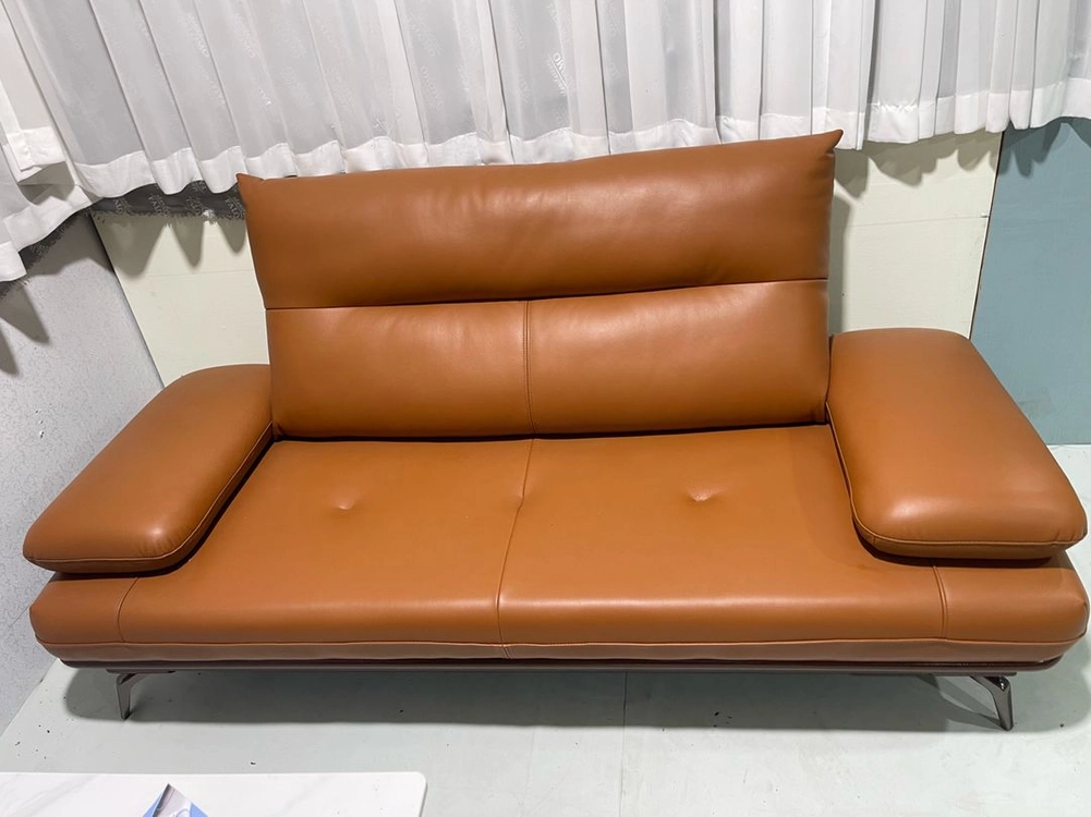 무료배송 - 전시 새제품 3인 천연가죽 소파 이미지