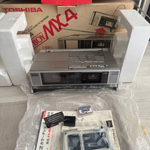 희귀 마이크로 카세트 컬러TV Toshiba Cityboy MX4 (모델명 4V-MX4) 이미지