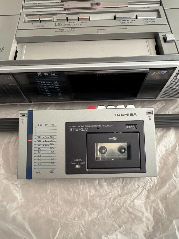 희귀 마이크로 카세트 컬러TV Toshiba Cityboy MX4 (모델명 4V-MX4) 이미지