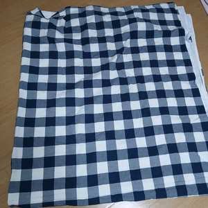 체크 이불카바 이미지