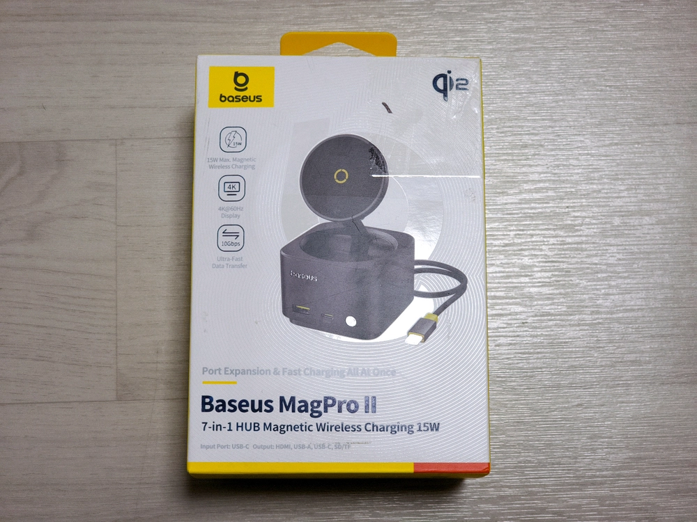 Baseus MagPro II 7in1 맥세이프 충전 USB-C 허브 판매 이미지