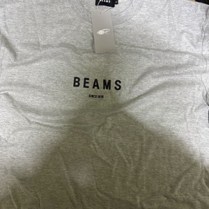 새상품 일본 BEAMS 티셔츠 그레이 (사이즈L) 이미지