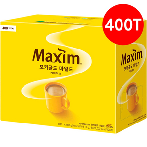 맥심 모카골드 커피믹스 400개입 120원 무료배송 4박스 맥심 화이트골드 믹스커피 맥심 모카골드 마일드 커피믹스 이미지