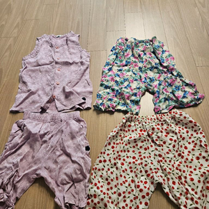 앤디애플 인견 잠옷3종 세트 (130cm) 이미지
