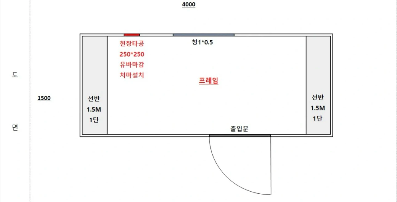 농막 컨테이너 이동식조립식 주택 창고 팔아요 가로4m 폭1.5 높이2.2 이미지
