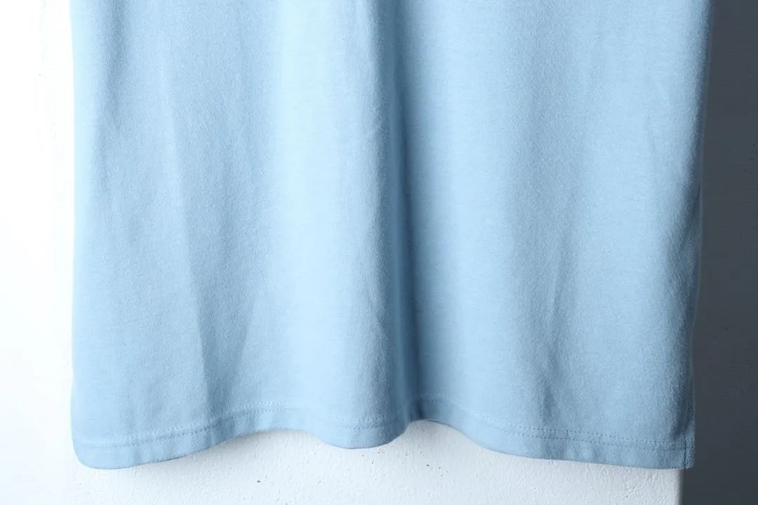 (L-2XL) 제멋 반팔 티셔츠 빅사이즈 연블루 무지 이미지