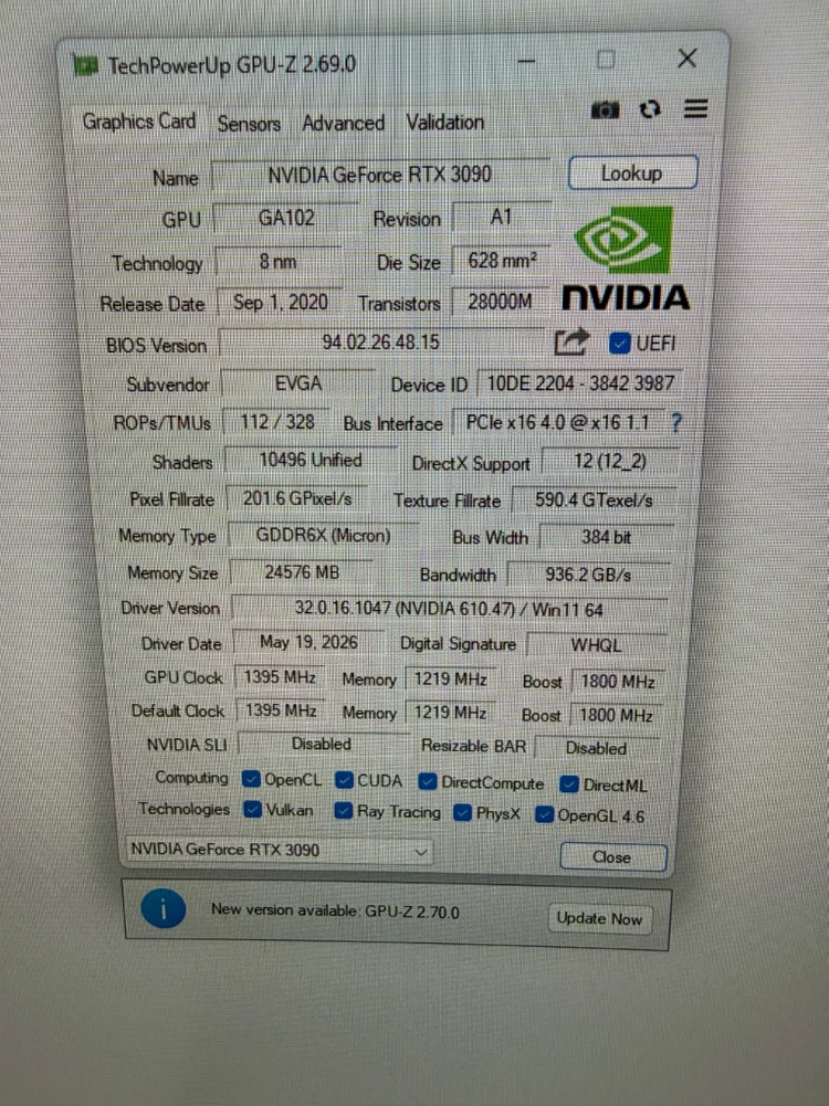 EVGA RTX3090 FTW3 Ultra 이미지