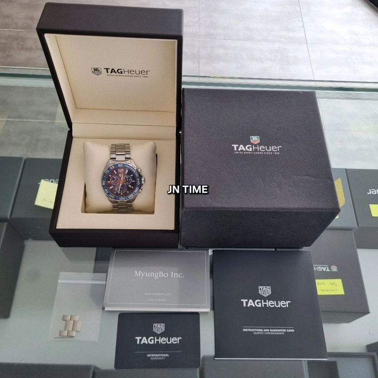 태그호이어 포뮬러1 크로노 청판 쿼츠 43mm CAZ1014(2018년식) 이미지