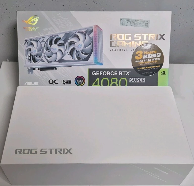 ASUS ROG STRIX 지포스 RTX 4080 SUPER WHITE OC - 안심되는 중고거래