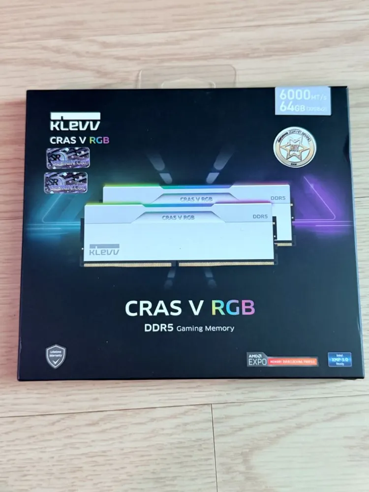 에센코어 v rgb 클레브 DDR5-6000 cl30 64gb 램 팝니다 - 안심되는 중고거래