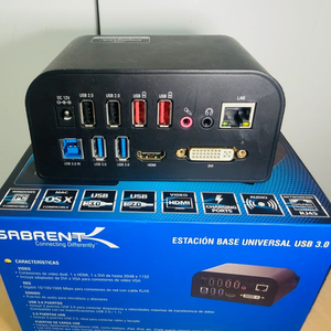 Sabrent USB 3.0 유니버설 도킹스테이션 트리플 모니터 풀박스 + 사은품 맥북 프로 LG그램 이미지