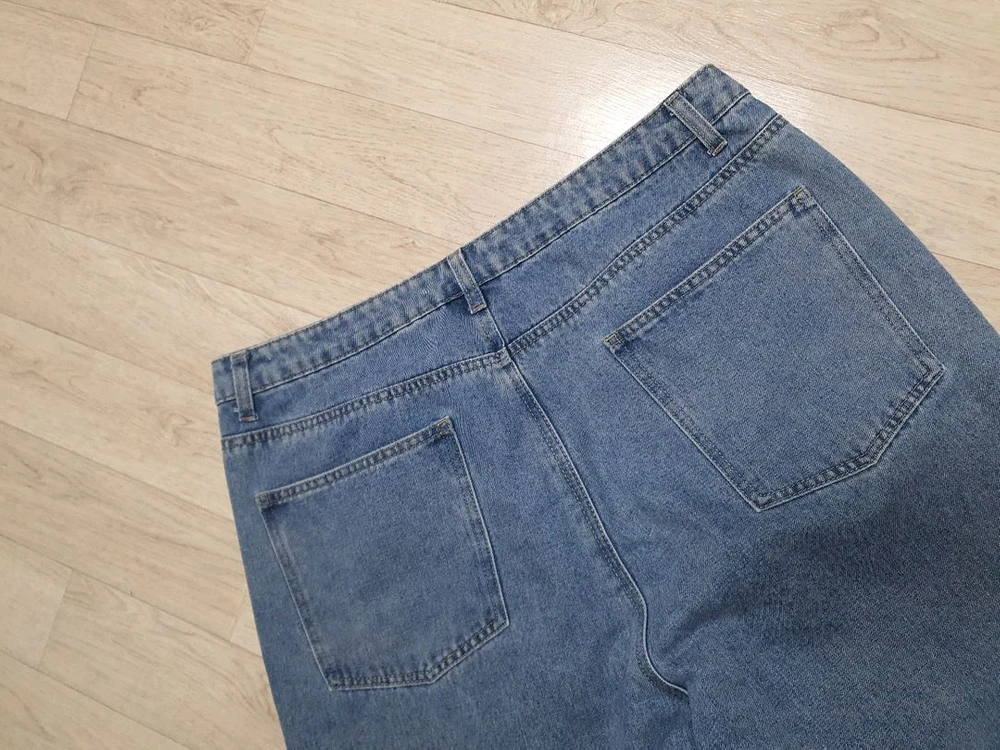 38 무신사 봄가을 통 청바지 2개일괄 판매 허리38사이즈 완전깨끗해요 이미지