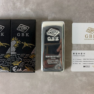 GBK 포나인 실버바 1kg 새상품 이미지