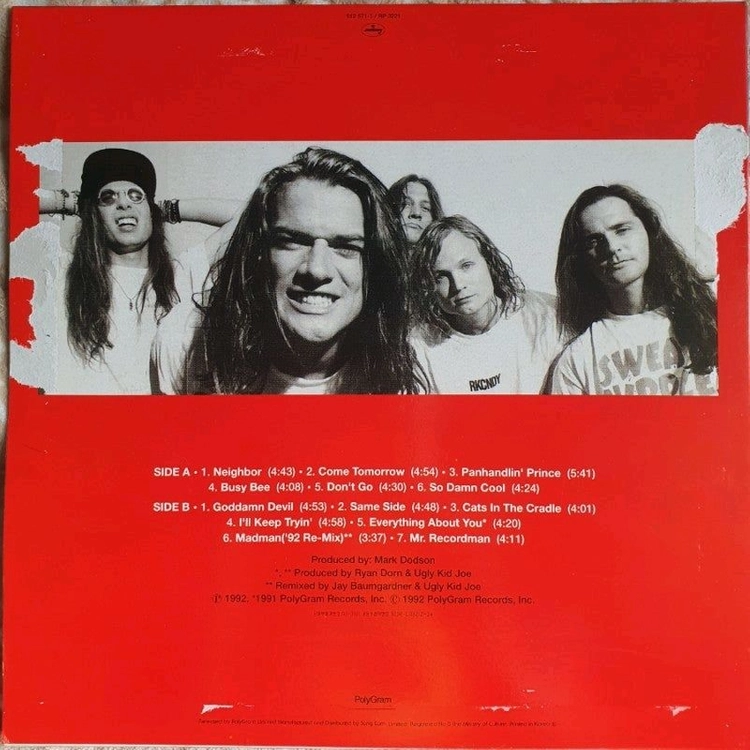 UGLY KID JOE - AMERICAS LEAST WANTED LP 이미지