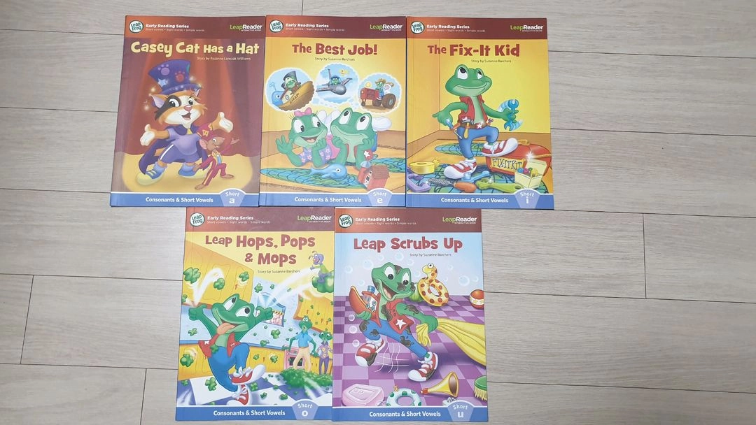 LeapFrog LeapReader System learn-to read 10book Mega Pack ,Green 이미지