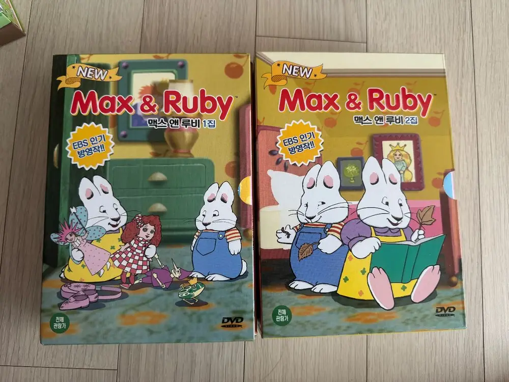 영어 교육 DVD 일괄 판매(까이유, 립프로그, 맥스앤루비 등) 이미지