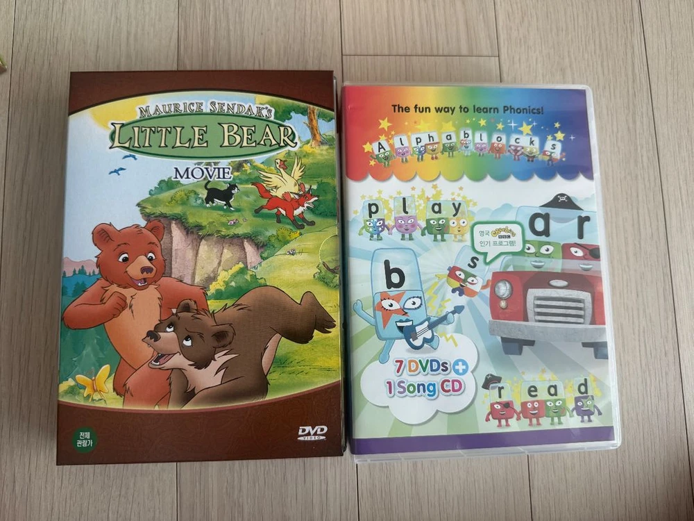 영어 교육 DVD 일괄 판매(까이유, 립프로그, 맥스앤루비 등) 이미지