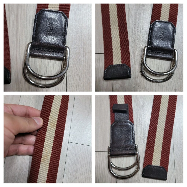 정품 발리 D링 캔버스 벨트 이미지