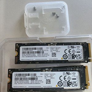 SSD 삼성 pm9a1(980 프로) 512GB/방열판 /24년 문서/거의새것 이미지