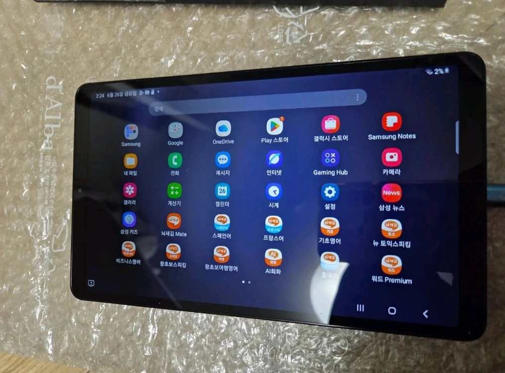 뇌새김 영어 최신 태블릿 BR8400. 64GB 태블릿 새것( 영어,일본어,중국어,스페인어,프랑스어등) + 영어교재 이미지