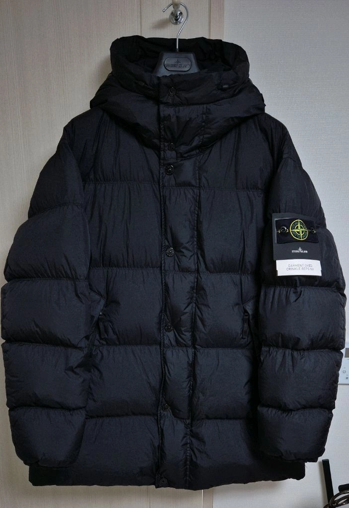 [XXL] 스톤아일랜드 25fw 크링클랩스 패딩 블랙 이미지