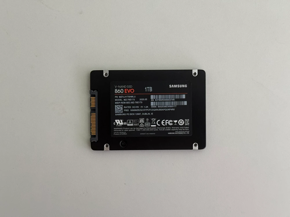 삼성전자 860 EVO 1TB SSD 이미지