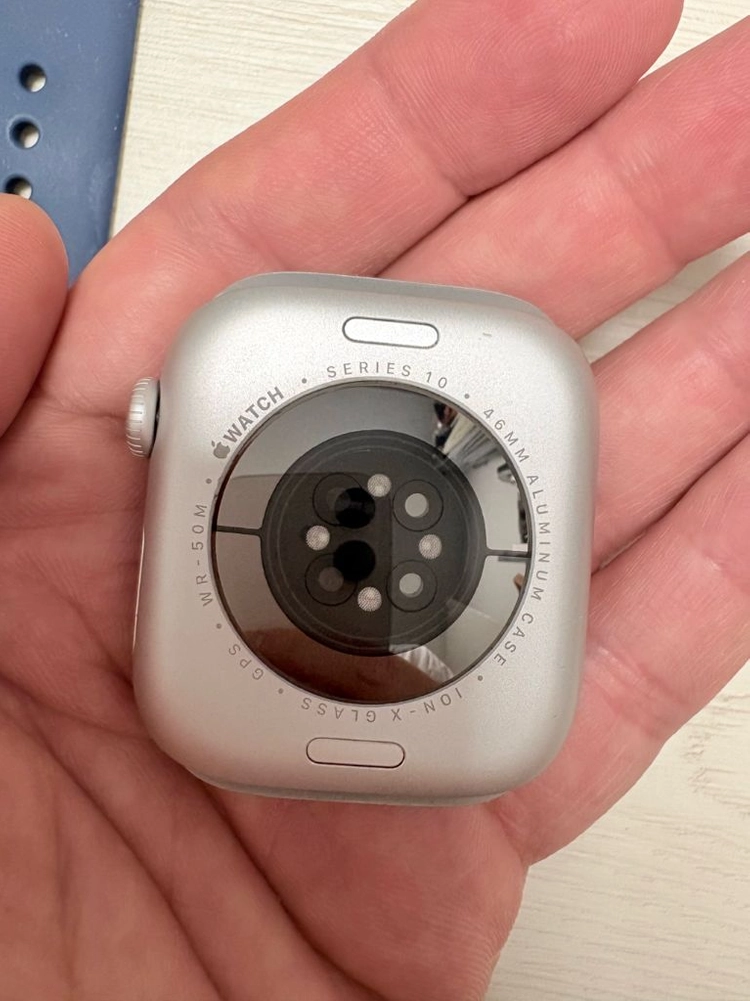 애플워치10 (GPS, 46mm, 실버) 이미지