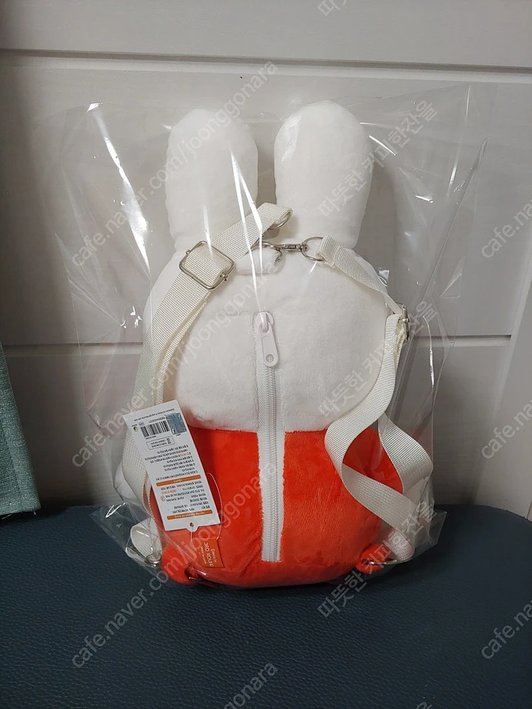 미피 백팩 오렌지 인형 가방 새거 팔아요 이미지