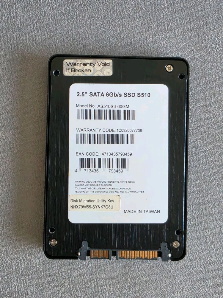 ADATA S510 60GB SSD 이미지
