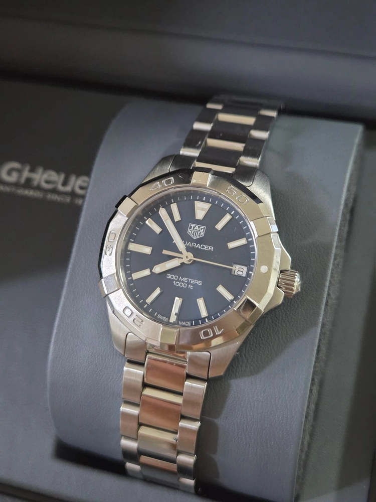 태그호이어 아쿠아레이서 쿼츠 여성용 32mm 청판 - 안심되는 중고거래
