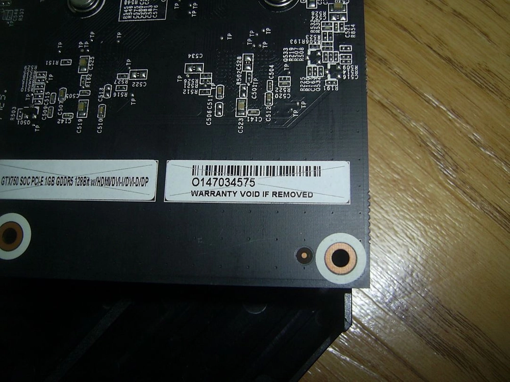 성느좋은 GTX 750 그래픽카드 이미지