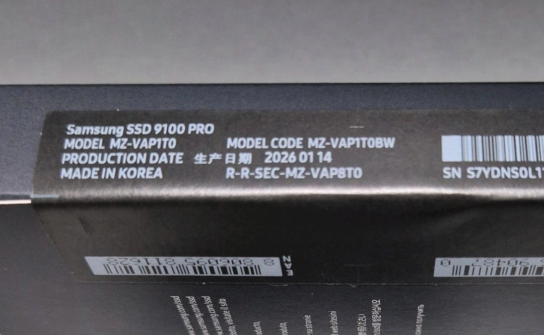 삼성 9100 PRO M.2 NVMe SSD 1TB 미개봉 국내정품 2개 예약건 이미지