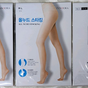 판도라 올누드 스타킹 M-L 검정 3족 이미지