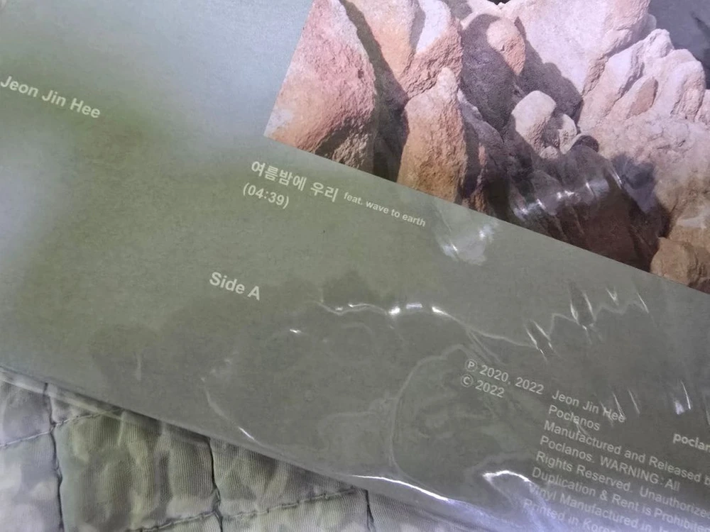 전진희 7인치 바이닐 lp 여름밤에우리 새제품 이미지