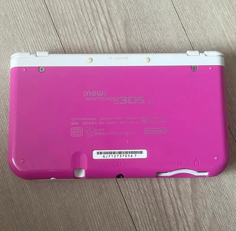 닌텐도 new 3ds LL XL 핑크색 일판 일본판 뉴큰다수 + 닌텐도칩 이미지