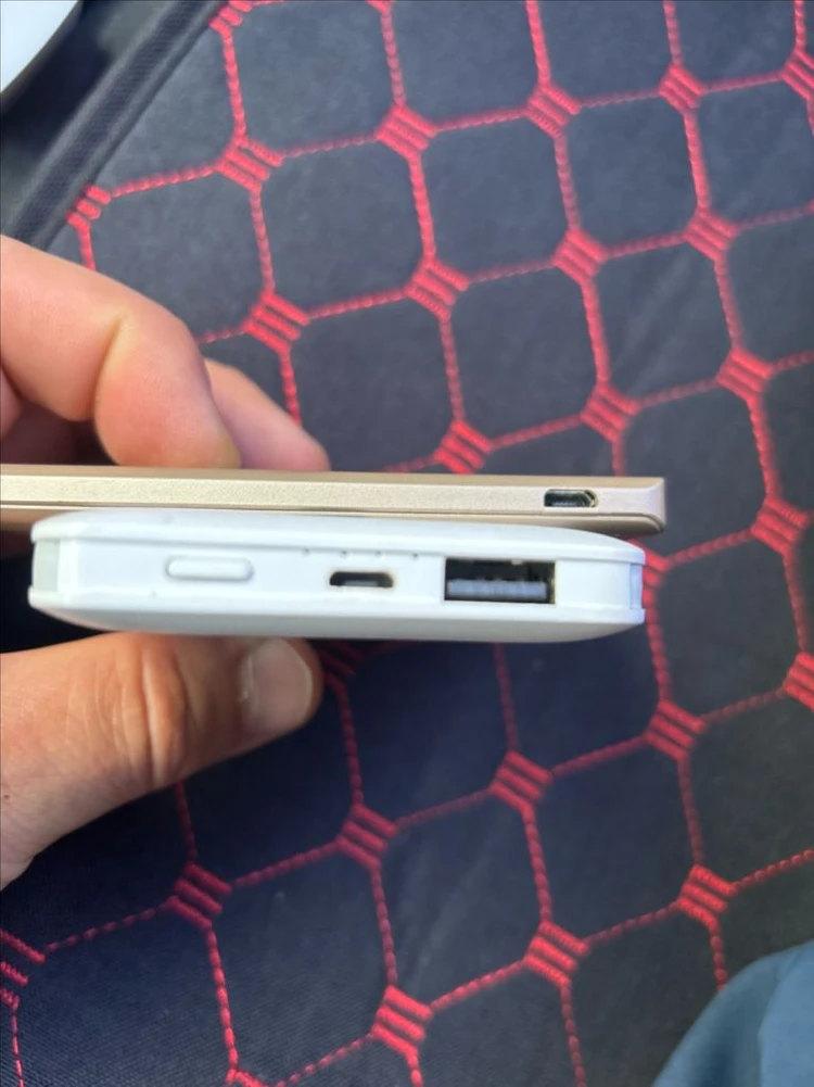 포터블 배터리 5000mAh 2개 세트충전케이블 1개포함 이미지