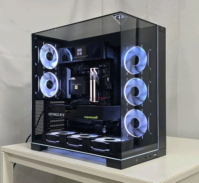 라이젠7800X3D+RTX5070 조립컴퓨터 조립PC 컴퓨터 이미지