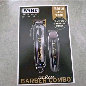 왈 WHAL 바버 콤보 블랙 리미티드 에디션 한정판 이미지