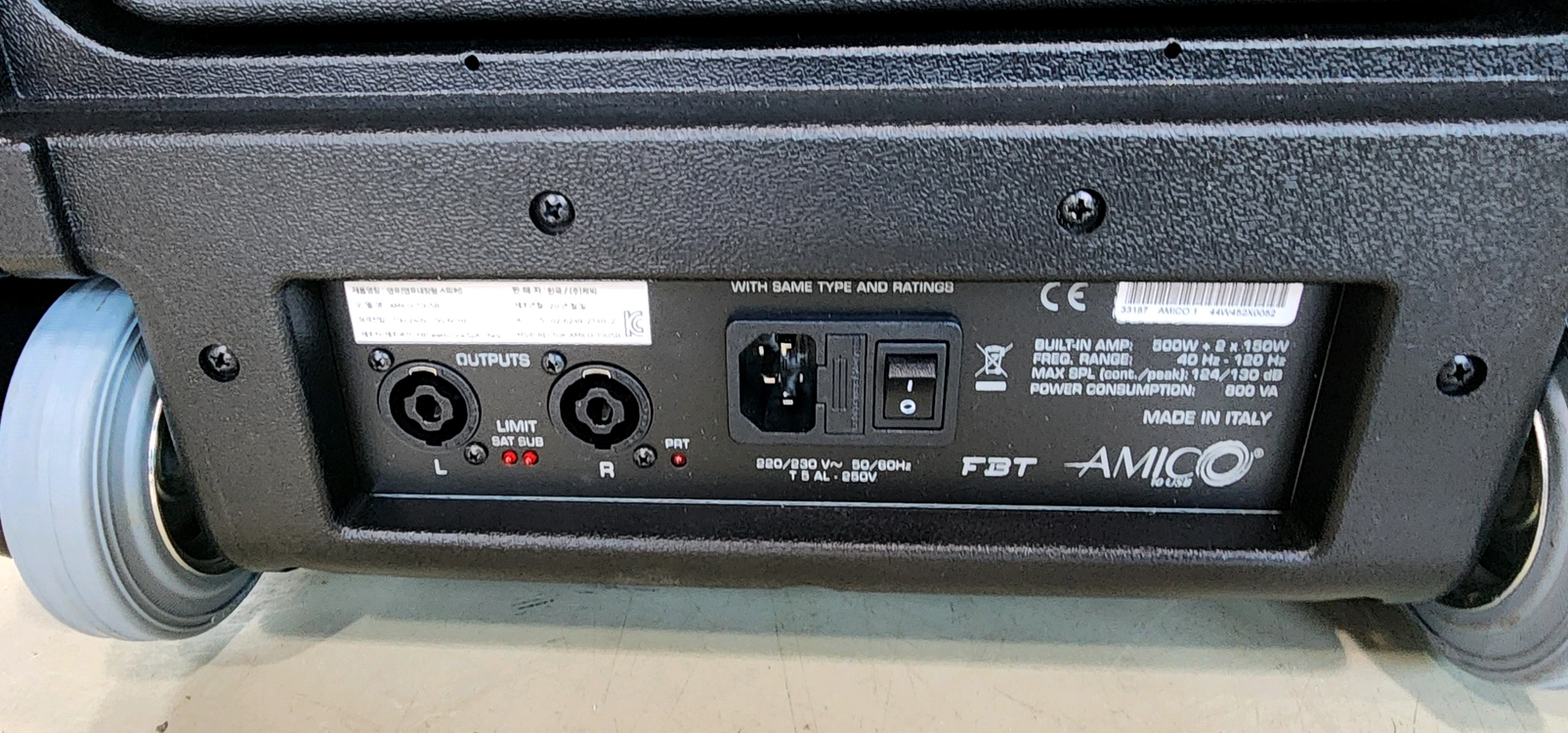 신품 포터블앰프스피커/Amico10usb/이태리 이미지