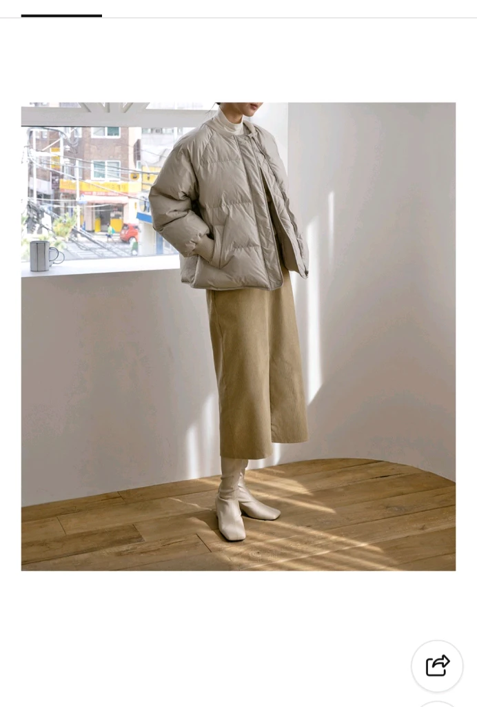 나인 아뜰리에 패딩 팝니다 이미지