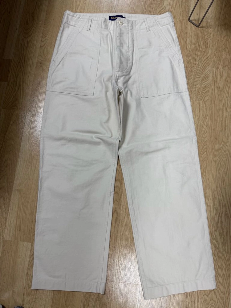 에드워드맥스 퍼티그팬츠 크림 색상 xl판매 이미지