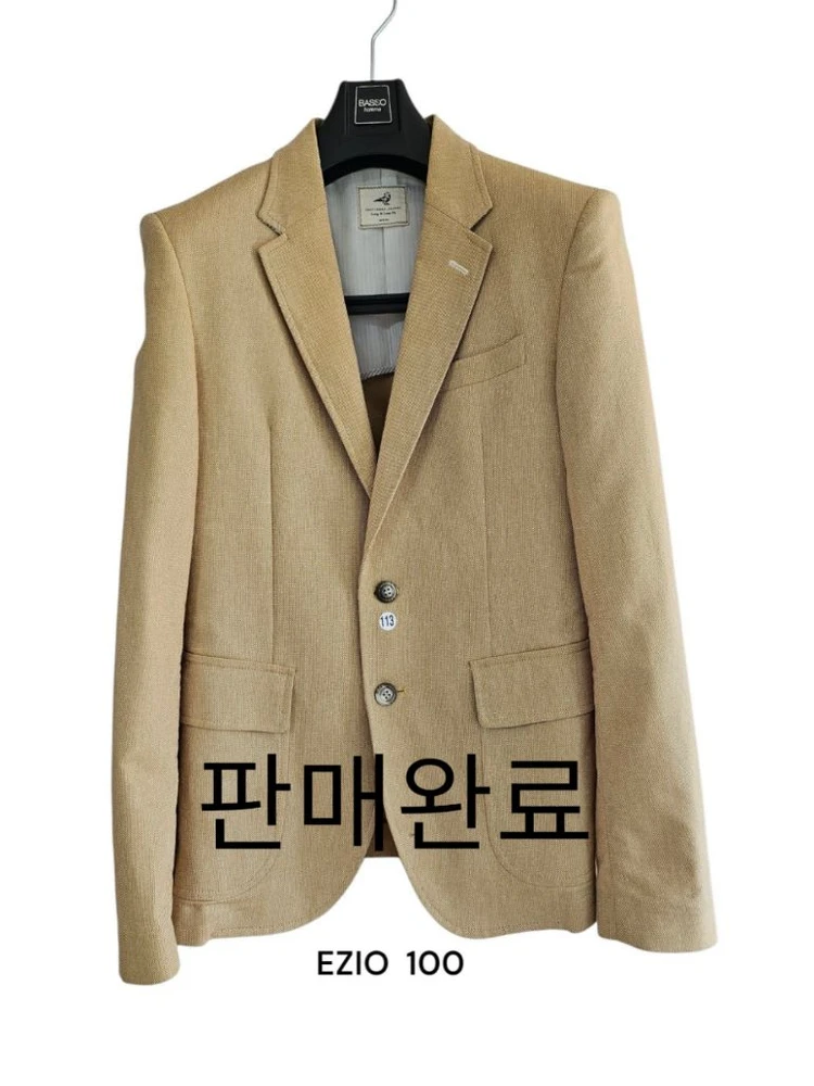 남성 아나운서,면접 스타일 정장 자켓(여름용) #1 이미지