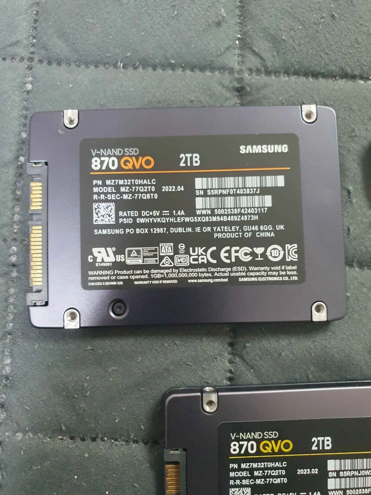 삼성 870 QVO SSD 2tb ssd - 안심되는 중고거래