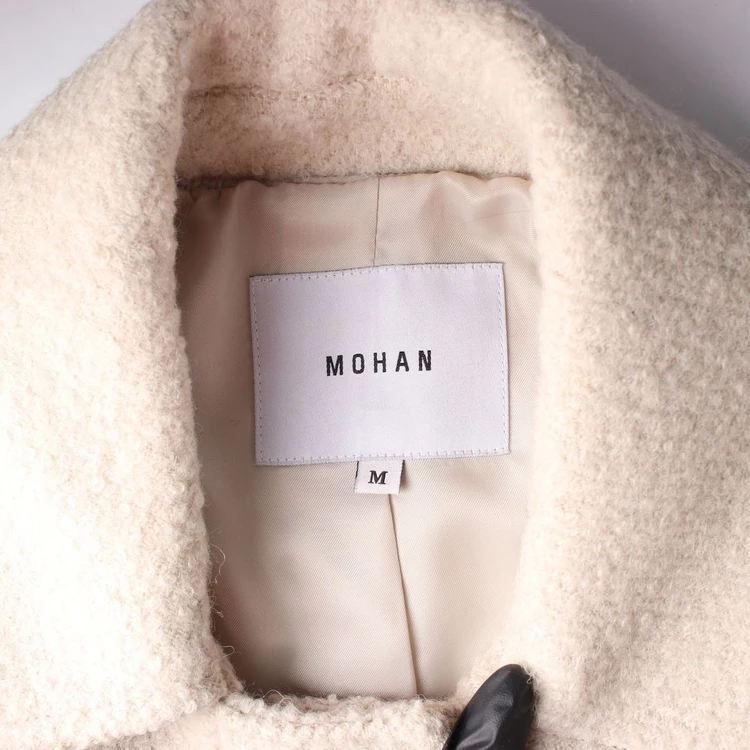모한 21FW 울 알파카 블렌드 벨티드 롱 코트 이미지