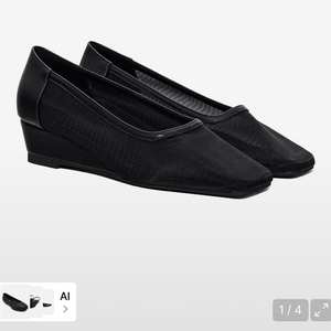 [YOON SOAP X DEINET] MESH WEDGE HEELS IN 이미지